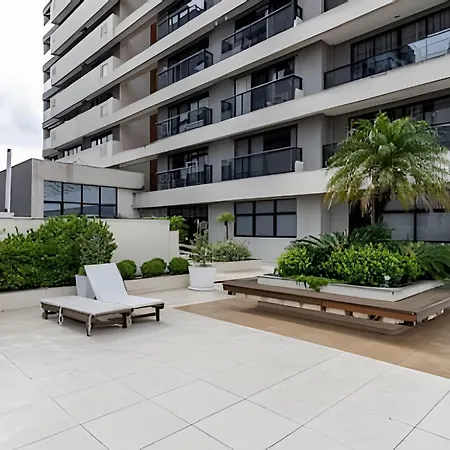 Predio Em Frente Ao Shopping Estacao Apartment Curitiba Exterior photo