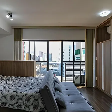 Predio Em Frente Ao Shopping Estacao Apartment Curitiba Exterior photo