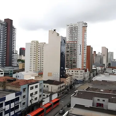 Predio Em Frente Ao Shopping Estacao Apartment Curitiba Exterior photo